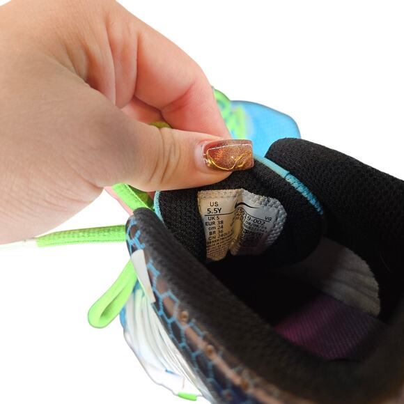 Big Kids Nike Hyperdiamond 4 Turquoise Softball Athletic Cleats Size 5.5Y - Picture 5 of 5